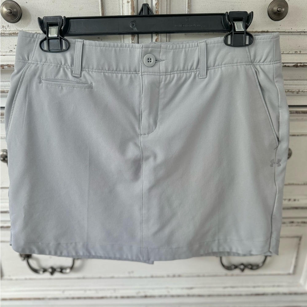 Under Armour Light Gray Mini Skort